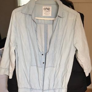 One Teaspoon denim jumpsuit